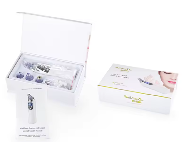 Punjivi vakum aparat za lice sa 4 dodatka – USB punjenje – slika 5