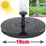 Solarna baštenska fontana sa pumpom, prečnik 16 cm