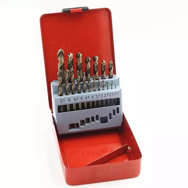 Burgije za metal HSS, set 1-10 mm, 19 komada u kutiji