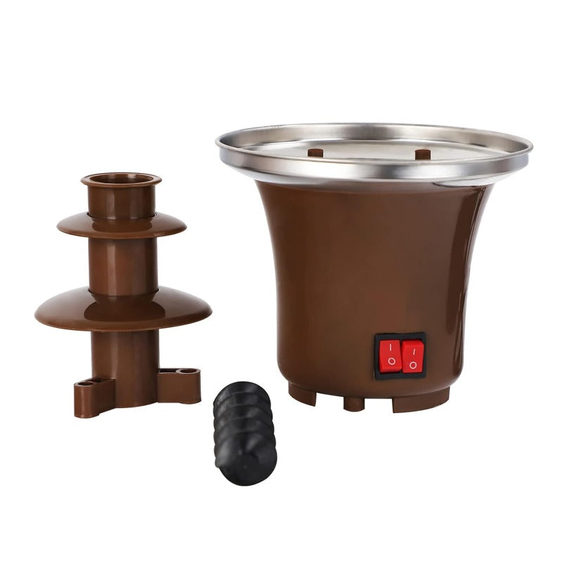 Čokoladna fontana na 3 nivoa – visina 22 cm – slika 4