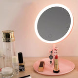 Ogledalo za šminkanje sa LED svetlom, stono