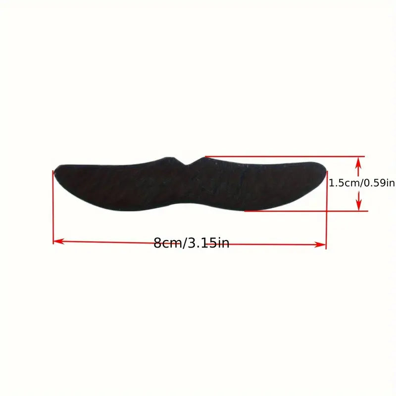 Samolepljivi brkovi – set za maskenbal i zabave – slika 10