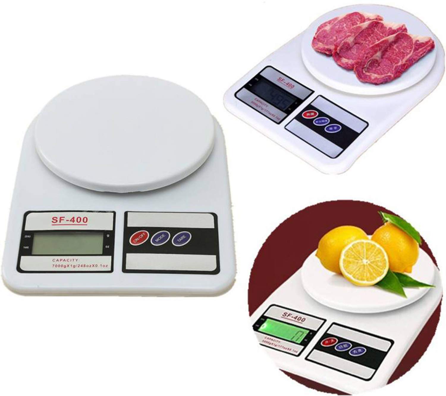 Digitalna kuhinjska vaga do 10 kg sa LCD ekranom - slika 3
