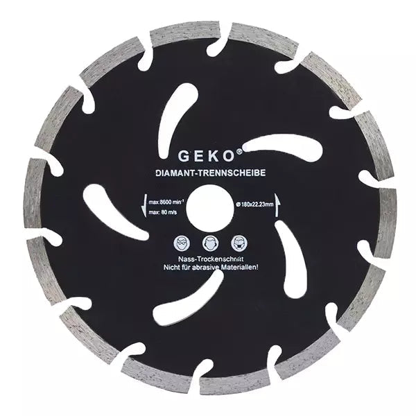 Geko dijamantska rezna ploča 180 mm, debljina 2,6 mm