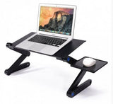 Metalni držač za laptop i miš sa kulerom