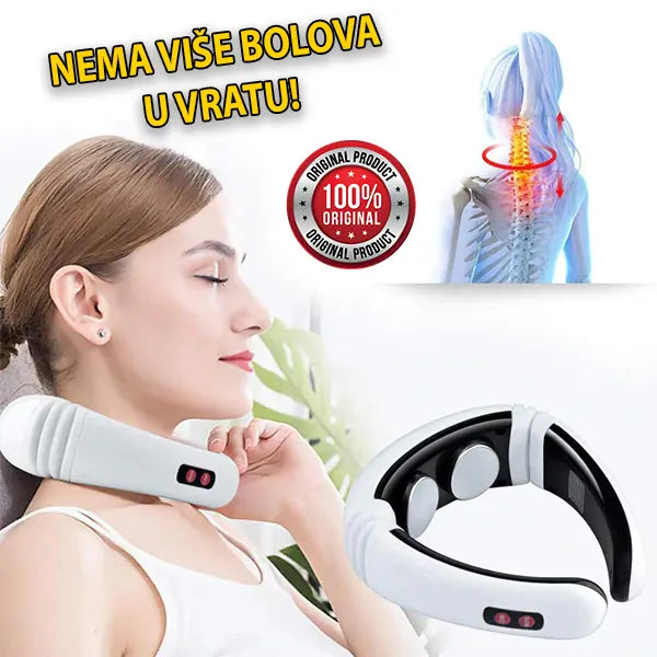 Elektromagnetni masažer za vrat sa 6 režima masaže