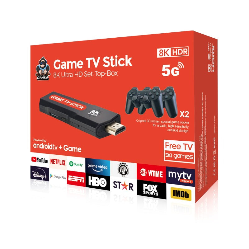 TV stick konzola sa dva bežična džojstika i HDMI – slika 2