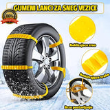 Gumeni lanci vezice za sneg, komplet od 10 komada