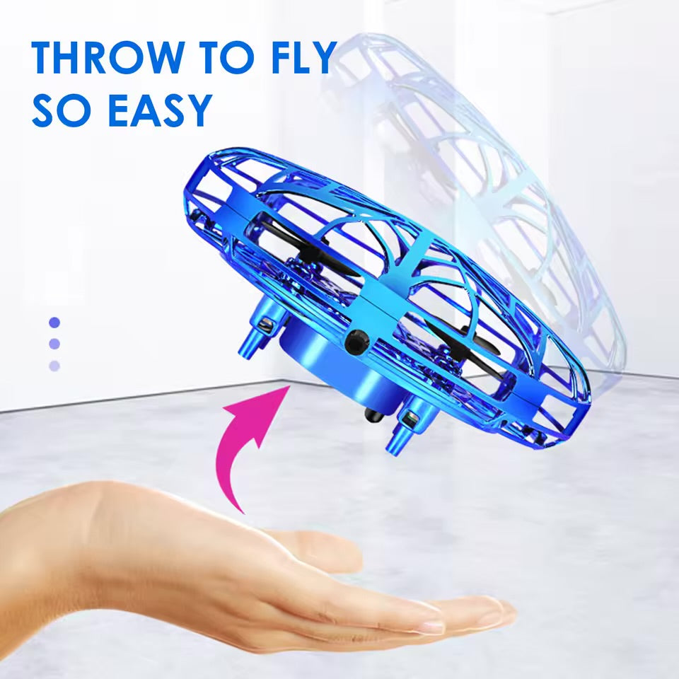 Mini dron UFO sa upravljanjem pokretom ruke i LED svetlima – slika 6