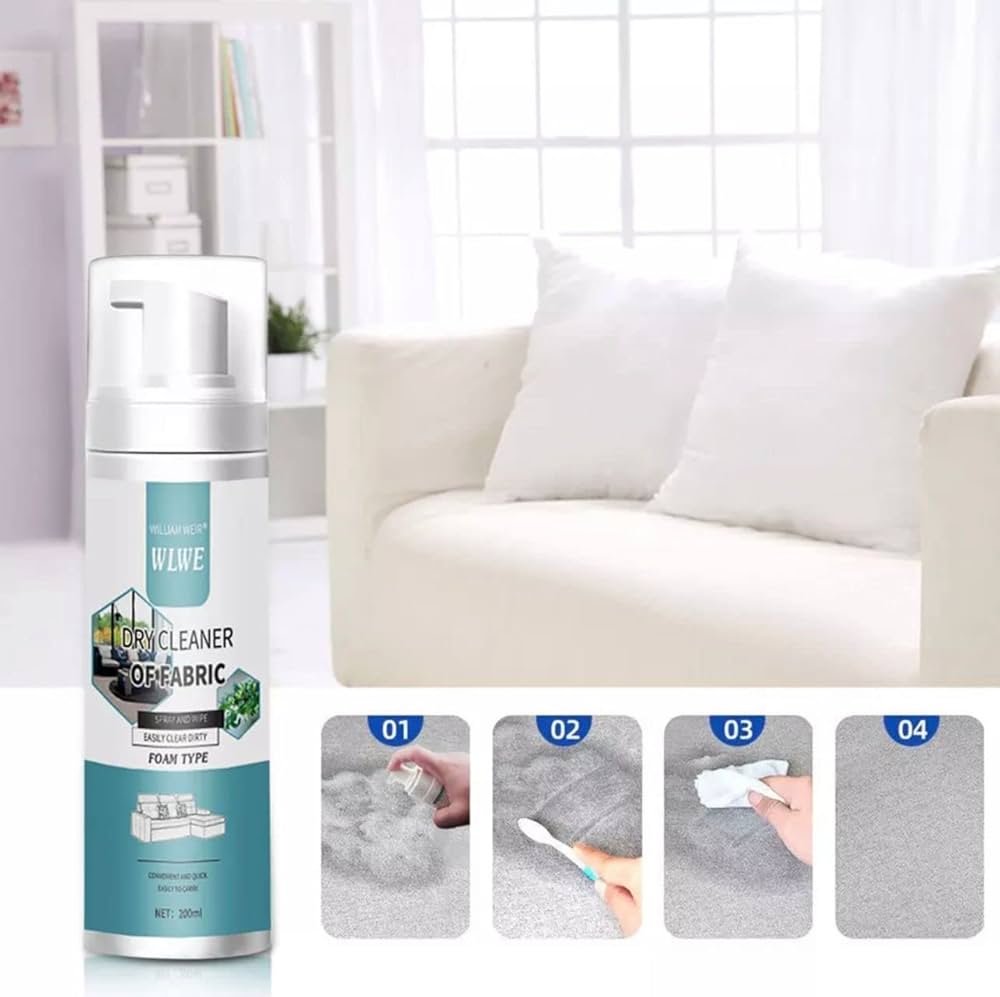 Pena za suvo čišćenje tkanina 200 ml – nameštaj i tepisi – slika 6