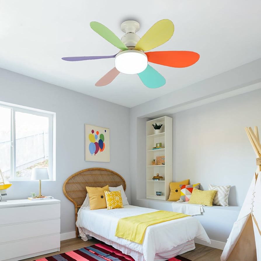 Plafonski ventilator sa LED svetlom – montaža na E27 grlo – slika 6