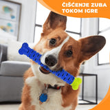 Igračka kost sa četkicom za zube za male i srednje pse