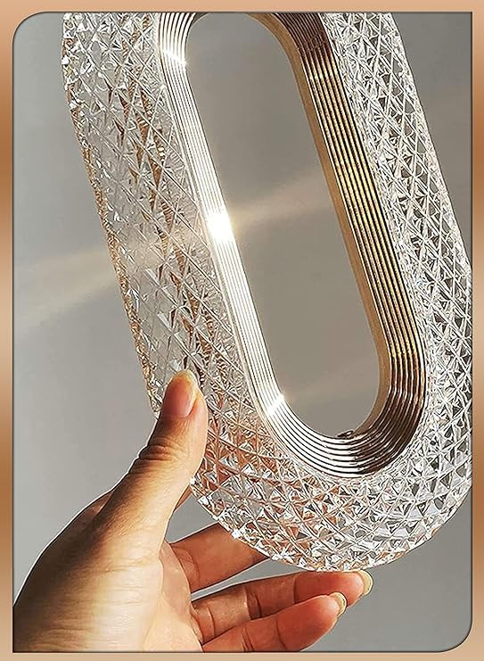 Stona LED lampa sa akrilnim abažurom – punjiva, 3 boje svetla – slika 3