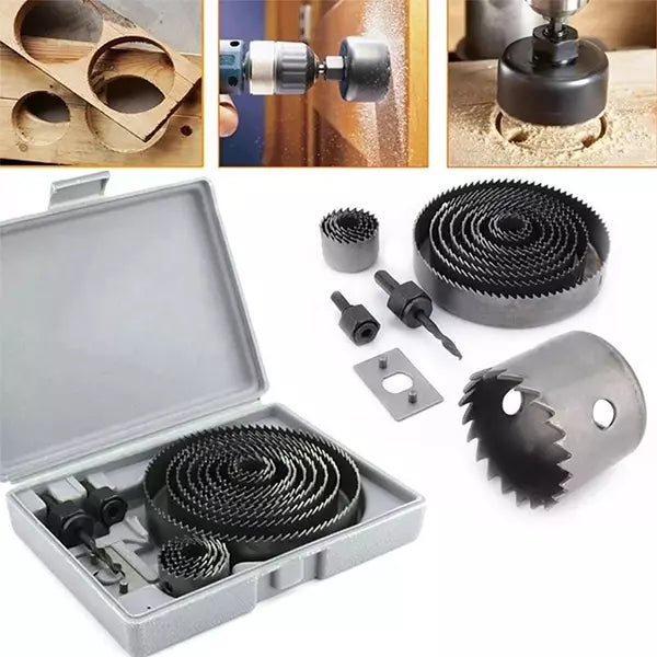 Set krunastih testera 16 delova, prečnici 19–127 mm