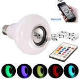 RGB LED sijalica E27 sa Bluetooth zvučnikom i daljinskim