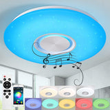 LED RGB plafonjera 42 cm sa Bluetooth zvučnikom