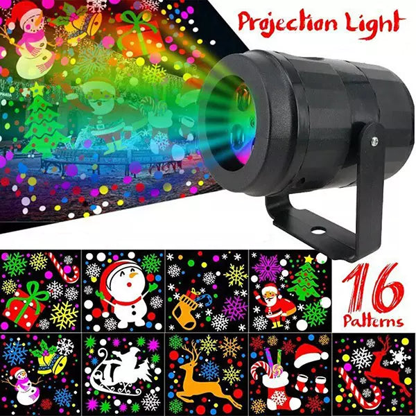 LED projekciona lampa sa 16 božićnih šablona, 4 W