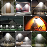 Solarna LED lampa luster sa daljinskim upravljačem, IP66