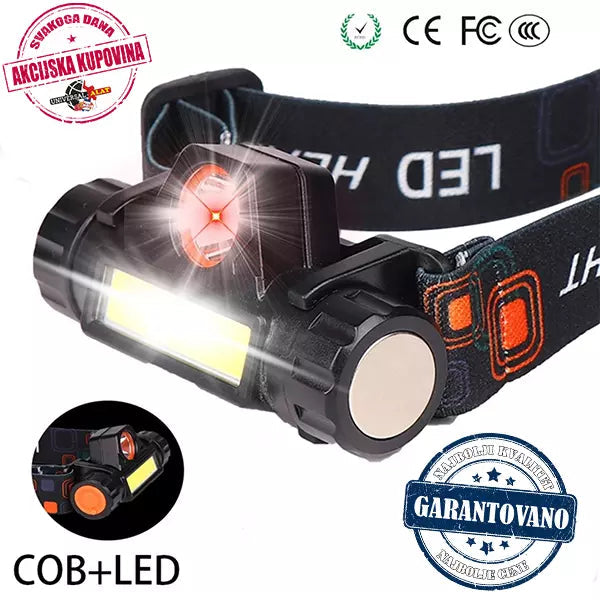 Čeona COB lampa, 90 g, vodootporna, Micro USB punjenje