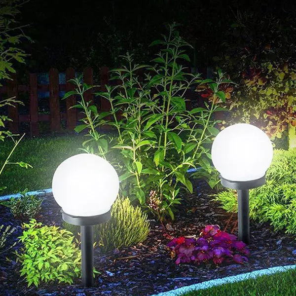 Solarne okrugle lampe kugle za baštu – 4 komada, IP44 – slika 2