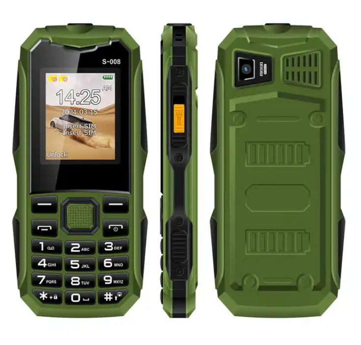Izdržljivi mobilni telefon sa dve SIM kartice i LED lampom – slika 2