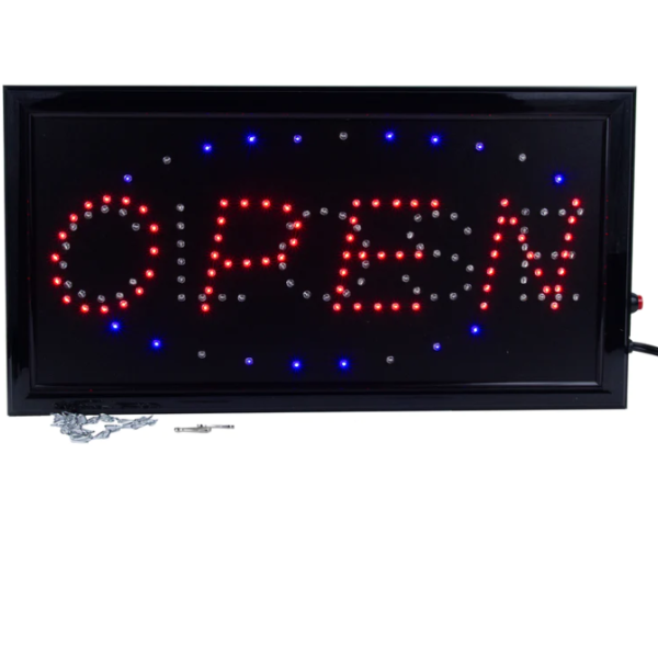 Svetle?a led reklama OPEN