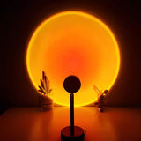 Dekorativna LED lampa zalazak sunca, USB, rotacija glave