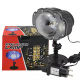 LED projektor snežnih pahulja, IP65, domet do 15 m