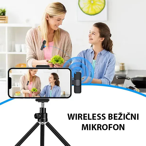 Bežični lavalier mikrofon za telefon – 2,4 GHz – slika 6