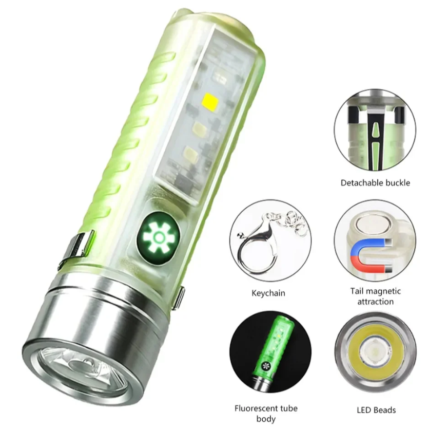 Mini LED lampa za ključeve i džep – kompaktna – slika 2