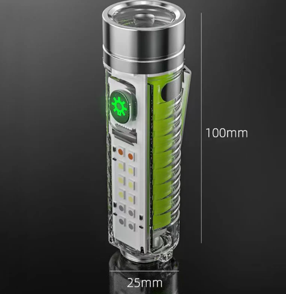 Mini LED lampa za ključeve i džep – kompaktna – slika 3