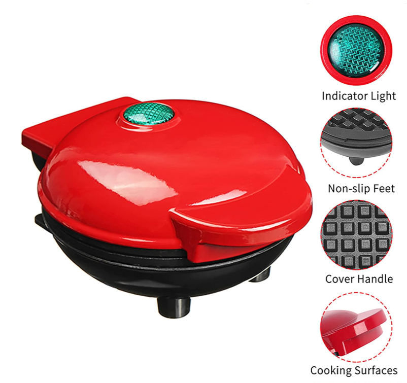 Mini aparat za vafle 350W sa dva grejna elementa – slika 9