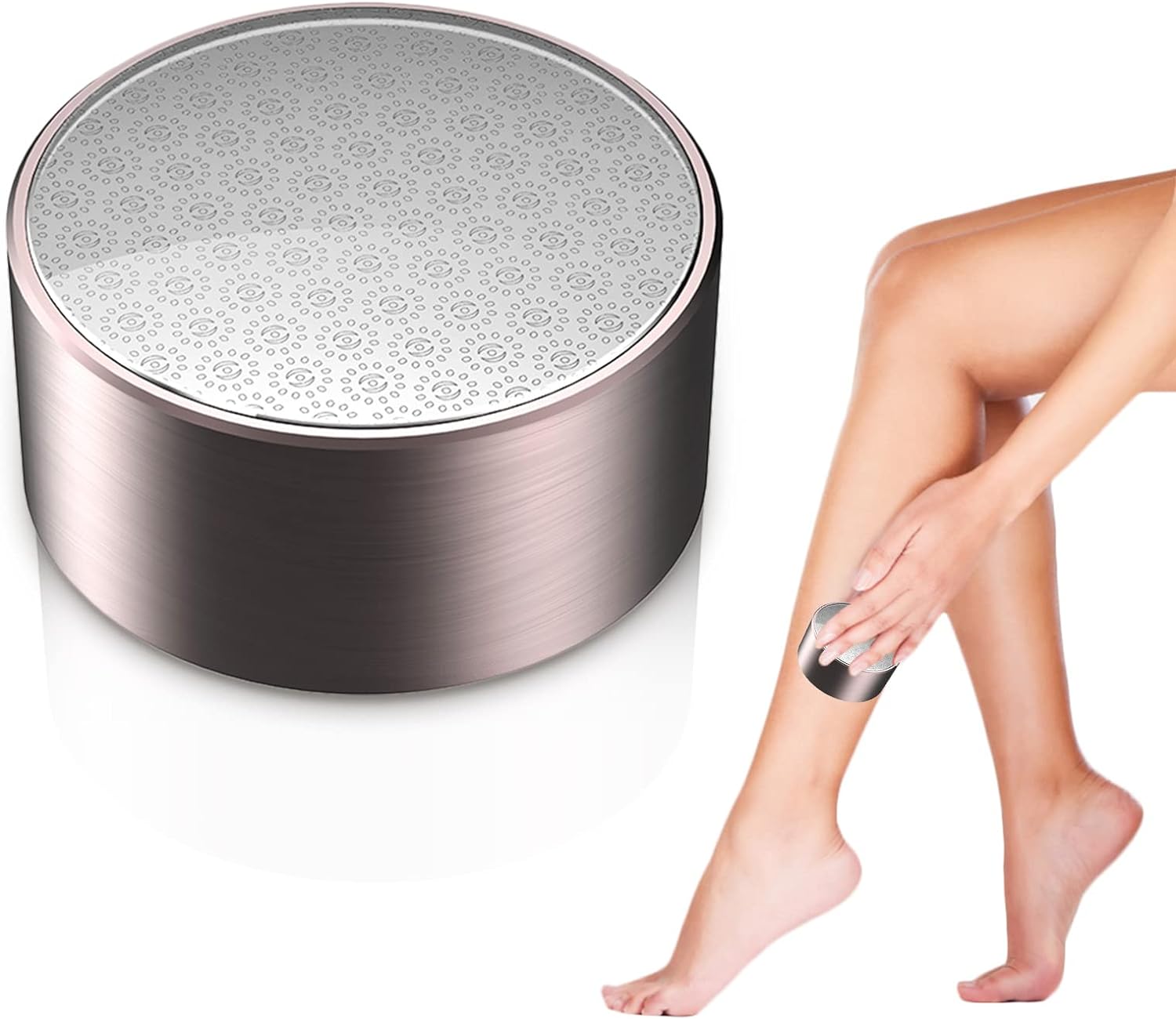 Ručni epilator sa kristalnom površinom i turpijom za nokte