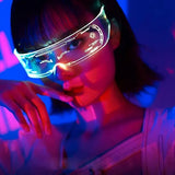 LED naočare kao svetlosni detalj za zabavu