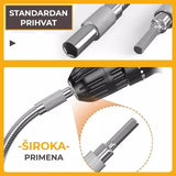 Savitljivi produžetak za šrafilicu, 30 cm, nerđajući čelik
