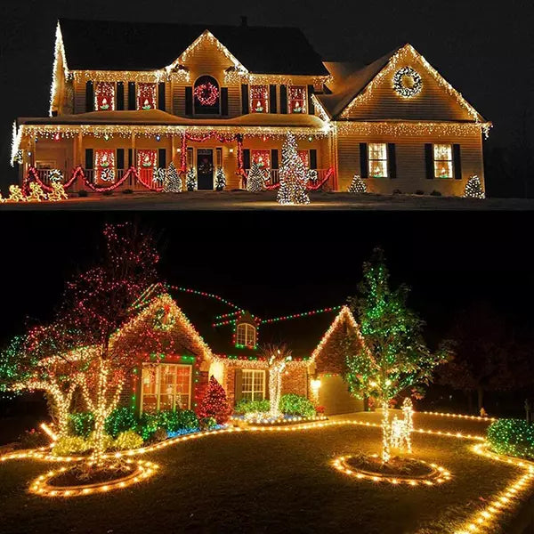 Novogodišnje lampice 50 m, 500 LED, žute – IP65 – slika 3