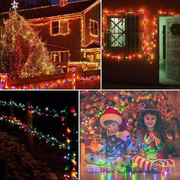 Novogodišnje lampice 50 m, 500 LED, šarene – IP65 – slika 3
