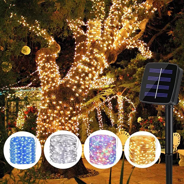Solarne lampice 20 m sa 200 LED dioda i 8 režima