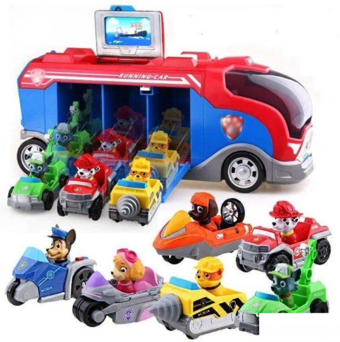 Set autobus sa 6 vozila i figurama spasilaca