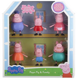Set od 6 figurica porodice od PVC materijala