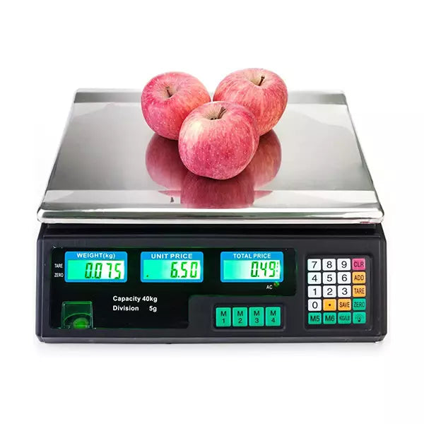 Pijačna digitalna vaga 40 kg sa izračunavanjem cene