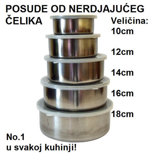 Posude od nerdjajućeg čelika