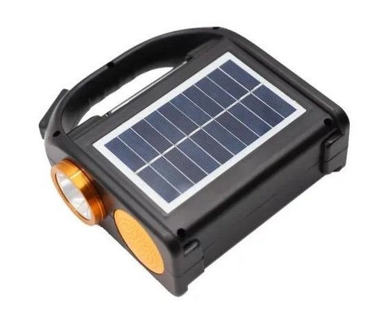 Prenosna solarna lampa sa FM radiom i dodatnom sijalicom – slika 3
