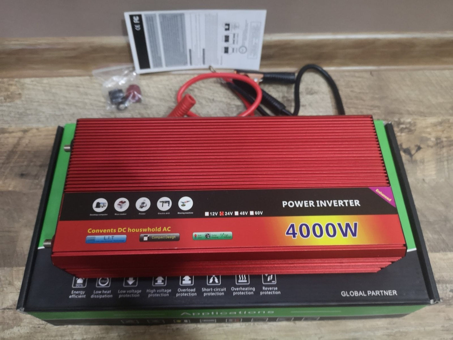 Pretvarac napona- 24v-220v-4000w