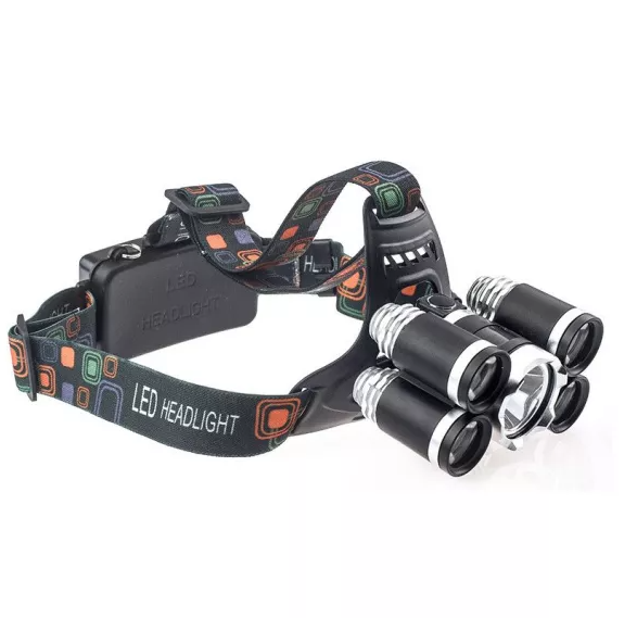 Punjiva LED lampa za glavu sa T6 diodom i 4 COB diode