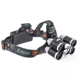 Punjiva LED lampa za glavu sa T6 diodom i 4 COB diode