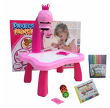 Projektor za crtanje sa stočićem u roze boji