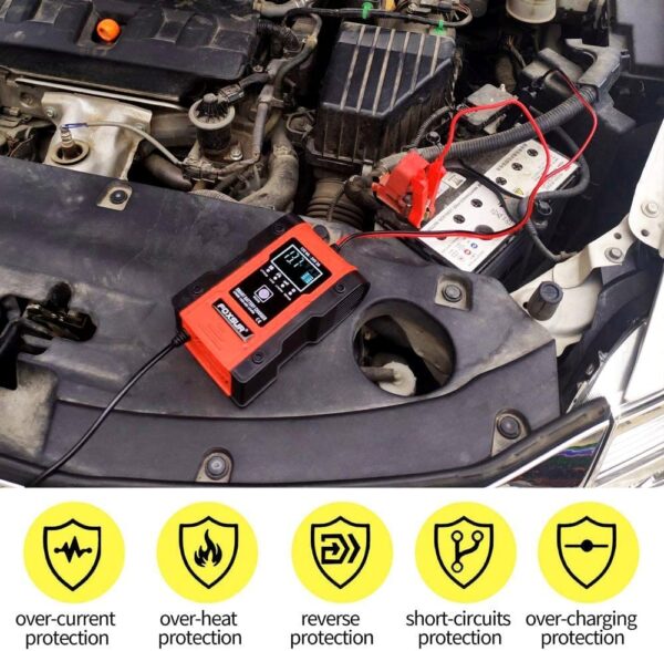 Pametni punjač akumulatora 12V 6A i 24V 3A – 6 do 120 Ah – slika 3