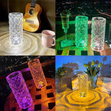 Kristalna RGB lampa sa 16 boja i daljinskim upravljačem