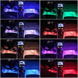 LED RGB trakice za enterijer automobila sa daljinskim
